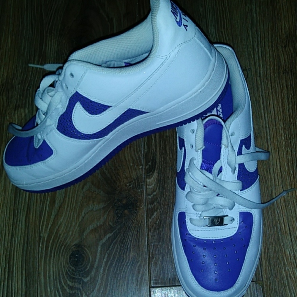 Authentic Air force ones. Hard to find purple
